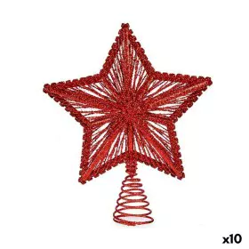 Christmas star Red Steel Plastic 20 x 5 x 25 cm (10 Units) by Krist+, Christmas - Ref: S3627338, Price: 50,55 €, Discount: %