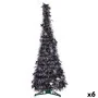 Albero di Natale Antracite Tinsel 38 x 38 x 105 cm (6 Unità) di Krist+, Natale - Rif: S3627345, Prezzo: 97,60 €, Sconto: %