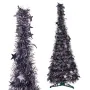 Sapin de Noël Anthracite guirlande 38 x 38 x 105 cm (6 Unités) de Krist+, Noël - Réf : S3627345, Prix : 97,60 €, Remise : %