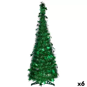 Árbol de Navidad Verde Espumillón 38 x 38 x 150 cm (6 Unidades) de Krist+, Navidad - Ref: S3627349, Precio: 107,75 €, Descuen...