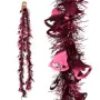 Christmas garland Tinsel Hoods Fuchsia Plastic 12 x 12 x 200 cm (36 Units) by Krist+, Christmas - Ref: S3627361, Price: 54,30...