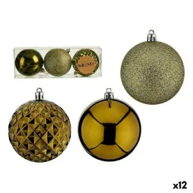 Set de Bolas de Navidad Verde PVC Ø 8 cm (12 Unidades) de Krist+, Navidad - Ref: S3627401, Precio: 16,46 €, Descuento: %