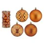 Lot de boules de Noël 8 cm Orange PVC (4 Unités) de Krist+, Noël - Réf : S3627413, Prix : 46,90 €, Remise : %