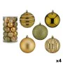 Set of Christmas balls Green Golden PVC 8 x 9 x 8 cm (4 Units) by Krist+, Christmas - Ref: S3627418, Price: 55,97 €, Discount: %