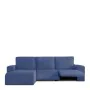 Capa para chaise longue de braço curto esquerdo Eysa JAZ Azul 120 x 120 x 360 cm de Eysa, Sofás - Ref: D1607234, Preço: 151,1...