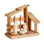 Crèche de Noël Blanc Naturel Bois Céramique 18 x 17 x 8 cm (2 Unités) de Krist+, Noël - Réf : S3627450, Prix : 27,44 €, Remis...