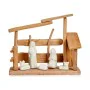 Crèche de Noël Blanc Naturel Bois Céramique 10 x 21 x 25 cm (2 Unités) de Krist+, Noël - Réf : S3627452, Prix : 30,90 €, Remi...