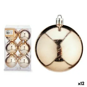 Set de Bolas de Navidad Champagne Plástico Ø 7 cm (12 Unidades) de Krist+, Navidad - Ref: S3627460, Precio: 46,69 €, Descuent...