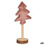 Christmas Tree Polyester Pink Wood 8 x 13 x 30 cm (12 Units) by Krist+, Christmas - Ref: S3627511, Price: 25,76 €, Discount: %