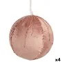 Set of Christmas balls Polyester Pink 12 x 12 x 12 cm (4 Units) by Krist+, Christmas - Ref: S3627521, Price: 62,22 €, Discoun...