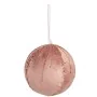 Set of Christmas balls Polyester Pink 12 x 12 x 12 cm (4 Units) by Krist+, Christmas - Ref: S3627521, Price: 62,22 €, Discoun...