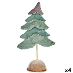 Árvore de Natal Veludo Turquesa 16 x 55 x 29 cm (4 Unidades) de Krist+, Natal - Ref: S3627527, Preço: 65,65 €, Desconto: %