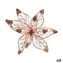 Fleur décorative Doré Rose Plastique 25 x 25 x 7 cm (12 Unités) de Krist+, Noël - Réf : S3627528, Prix : 50,72 €, Remise : %