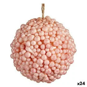 Christmas Bauble Pink Plastic 8 x 8 x 8 cm (24 Units) by Krist+, Christmas - Ref: S3627536, Price: 38,72 €, Discount: %