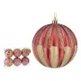 Set of Christmas balls 10 cm Pink Golden Plastic (6 Units) by Krist+, Christmas - Ref: S3627568, Price: 46,63 €, Discount: %