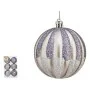 Set of Christmas balls 10 cm Silver PVC (6 Units) by Krist+, Christmas - Ref: S3627571, Price: 30,59 €, Discount: %