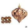 Lot de boules de Noël Diamant Marron Plastique 8 x 9 x 8 cm (12 Unités) de Krist+, Noël - Réf : S3627576, Prix : 51,65 €, Rem...