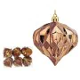 Lot de boules de Noël Diamant Marron Plastique 8 x 9 x 8 cm (12 Unités) de Krist+, Noël - Réf : S3627576, Prix : 51,65 €, Rem...