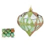 Set of Christmas balls Diamond Green Plastic 8 x 9 x 8 cm (12 Units) by Krist+, Christmas - Ref: S3627579, Price: 51,65 €, Di...