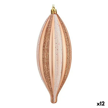 Christmas Decorations Set Streched Copper PVC 3 x 3 x 18 cm (12 Units) by Krist+, Christmas - Ref: S3627589, Price: 60,66 €, ...