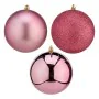 Set of Christmas balls Pink PVC Ø 12 cm (6 Units) by Krist+, Christmas - Ref: S3627595, Price: 46,63 €, Discount: %