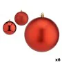 Set of Christmas balls Red Plastic 12 x 13 x 12 cm (6 Units) by Krist+, Christmas - Ref: S3627601, Price: 46,63 €, Discount: %