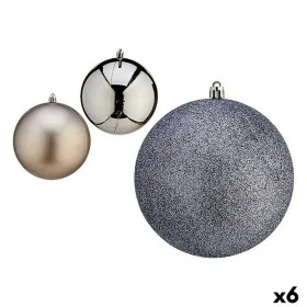 Conjunto de bolas de Natal Prateado Plástico 12 x 13 x 12 cm (6 Unidades) de Krist+, Natal - Ref: S3627602, Preço: 46,63 €, D...