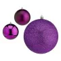 Set de Bolas de Navidad Morado Plástico Ø 12 cm (6 Unidades) de Krist+, Navidad - Ref: S3627644, Precio: 45,88 €, Descuento: %