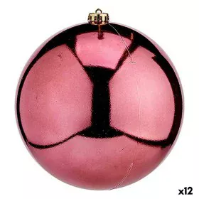 Bola de Natal Cor de Rosa Plástico 20 x 21 x 20 cm (12 Unidades) de Krist+, Natal - Ref: S3627652, Preço: 60,66 €, Desconto: %