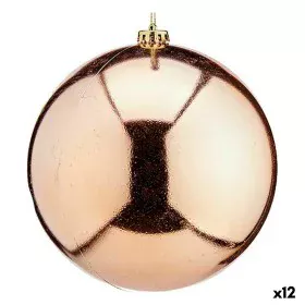 Bola de Navidad Cobre Plástico 20 x 21 x 20 cm (12 Unidades) de Krist+, Navidad - Ref: S3627654, Precio: 60,66 €, Descuento: %