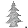 Decorative Figure Christmas Tree Metal Silver 12 x 59,5 x 48,5 cm (3 Units) by Krist+, Christmas - Ref: S3627677, Price: 63,3...