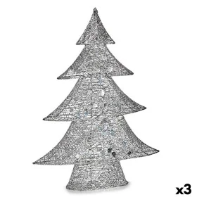 Statua Decorativa Albero di Natale Metallo Argentato 12 x 59,5 x 48,5 cm (3 Unità) di Krist+, Natale - Rif: S3627677, Prezzo:...