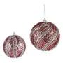 Conjunto de bolas de Natal Com relevo Ø 10 cm Cor de Rosa Prateado PVC (12 Unidades) de Krist+, Natal - Ref: S3627691, Preço:...