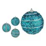 Lot de boules de Noël Avec relief Ø 8 cm Bleu PVC (12 Unités) de Krist+, Noël - Réf : S3627695, Prix : 46,69 €, Remise : %