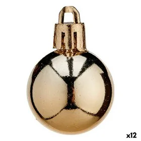 Lot de boules de Noël Cuivre Plastique 3 x 4 x 3 cm (12 Unités) de Krist+, Noël - Réf : S3627703, Prix : 15,37 €, Remise : %