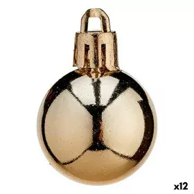 Lot de boules de Noël Cuivre Plastique 3 x 4 x 3 cm (12 Unités) de Krist+, Noël - Réf : S3627703, Prix : 15,37 €, Remise : %