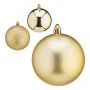 Set de Bolas de Navidad Dorado Plástico Ø 8 cm (6 Unidades) de Krist+, Navidad - Ref: S3627716, Precio: 47,38 €, Descuento: %