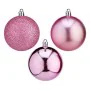 Lot de boules de Noël Rose PVC Ø 7 cm (12 Unités) de Krist+, Noël - Réf : S3627720, Prix : 66,30 €, Remise : %