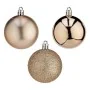 Set of Christmas balls champagne Plastic Ø 6 cm (12 Units) by Krist+, Christmas - Ref: S3627721, Price: 50,72 €, Discount: %