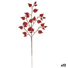 Rama Purpurina Vermelho Plástico 42 x 73 x 3,5 cm (12 Unidades) de Krist+, Natal - Ref: S3627782, Preço: 19,98 €, Desconto: %