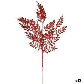 Branch Glitter Red Metal Plastic 16 x 60 x 2 cm (12 Units) by Krist+, Christmas - Ref: S3627790, Price: 19,98 €, Discount: %