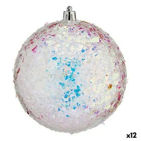 Conjunto de bolas de Natal Prateado 10 cm (12 Unidades) de Krist+, Natal - Ref: S3627792, Preço: 60,66 €, Desconto: %