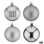 Set of Christmas balls Silver Plastic 6 x 7 x 6 cm (6 Units) by Krist+, Christmas - Ref: S3627803, Price: 64,94 €, Discount: %