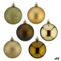 Conjunto de bolas de Natal Verde Dourado Plástico 6 x 7 x 6 cm (10 Unidades) de Krist+, Natal - Ref: S3627804, Preço: 61,79 €...