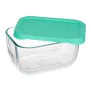 Fiambrera SNOW BOX Verde Transparente Vidrio Polietileno 420 ml (12 Unidades) de Pasabahce, Almacenamiento de alimentos - Ref...