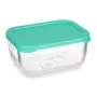 Fiambrera SNOW BOX Verde Transparente Vidrio Polietileno 420 ml (12 Unidades) de Pasabahce, Almacenamiento de alimentos - Ref...