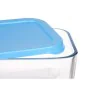 Fiambrera SNOW BOX Azul Transparente Vidrio Polietileno 790 ml (12 Unidades) de Pasabahce, Almacenamiento de alimentos - Ref:...