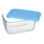 Fiambrera SNOW BOX Azul Transparente Vidrio Polietileno 790 ml (12 Unidades) de Pasabahce, Almacenamiento de alimentos - Ref:...