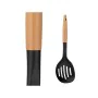 Skimmer Black Natural Wood 11 x 35 x 4 cm (12 Units) by Kinvara, Skimmers - Ref: S3627881, Price: 19,66 €, Discount: %