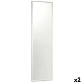 Miroir mural Blanc Bois MDF 40 x 142,5 x 3 cm (2 Unités) de Gift Decor, Miroirs muraux - Réf : S3627890, Prix : 99,84 €, Remi...